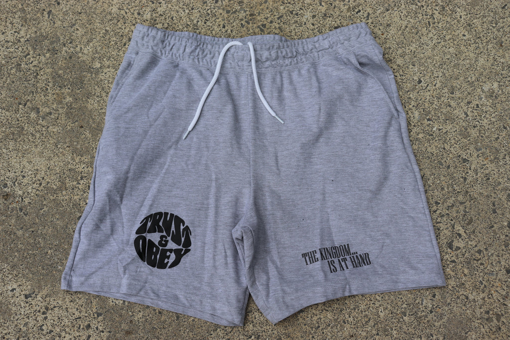 Trust and Obey Shorts Heather Grey