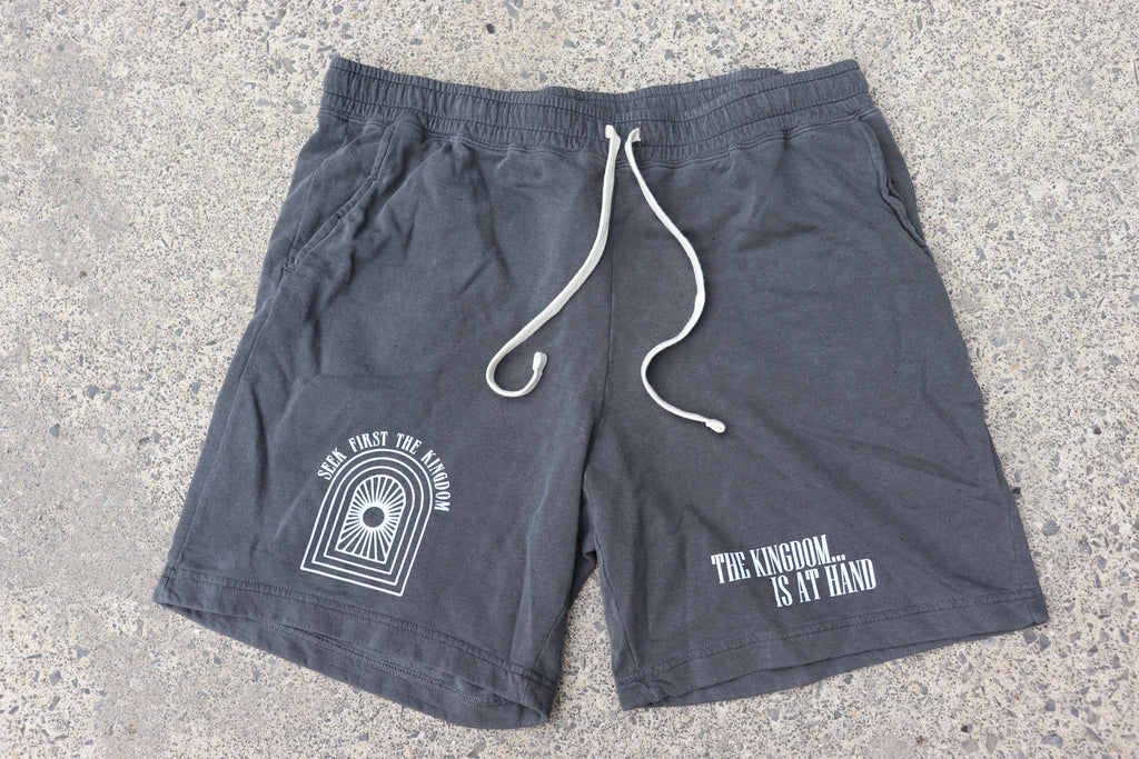 Seek First The Kingdom Shorts Pepper Grey