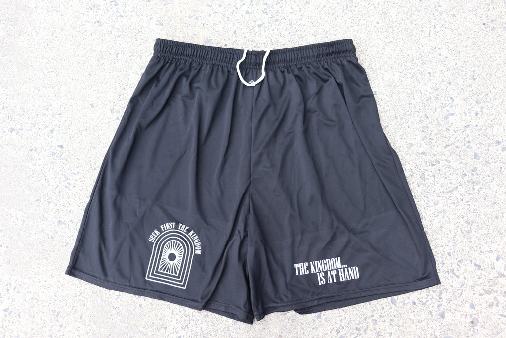 Seek First the Kingdom Shorts Black