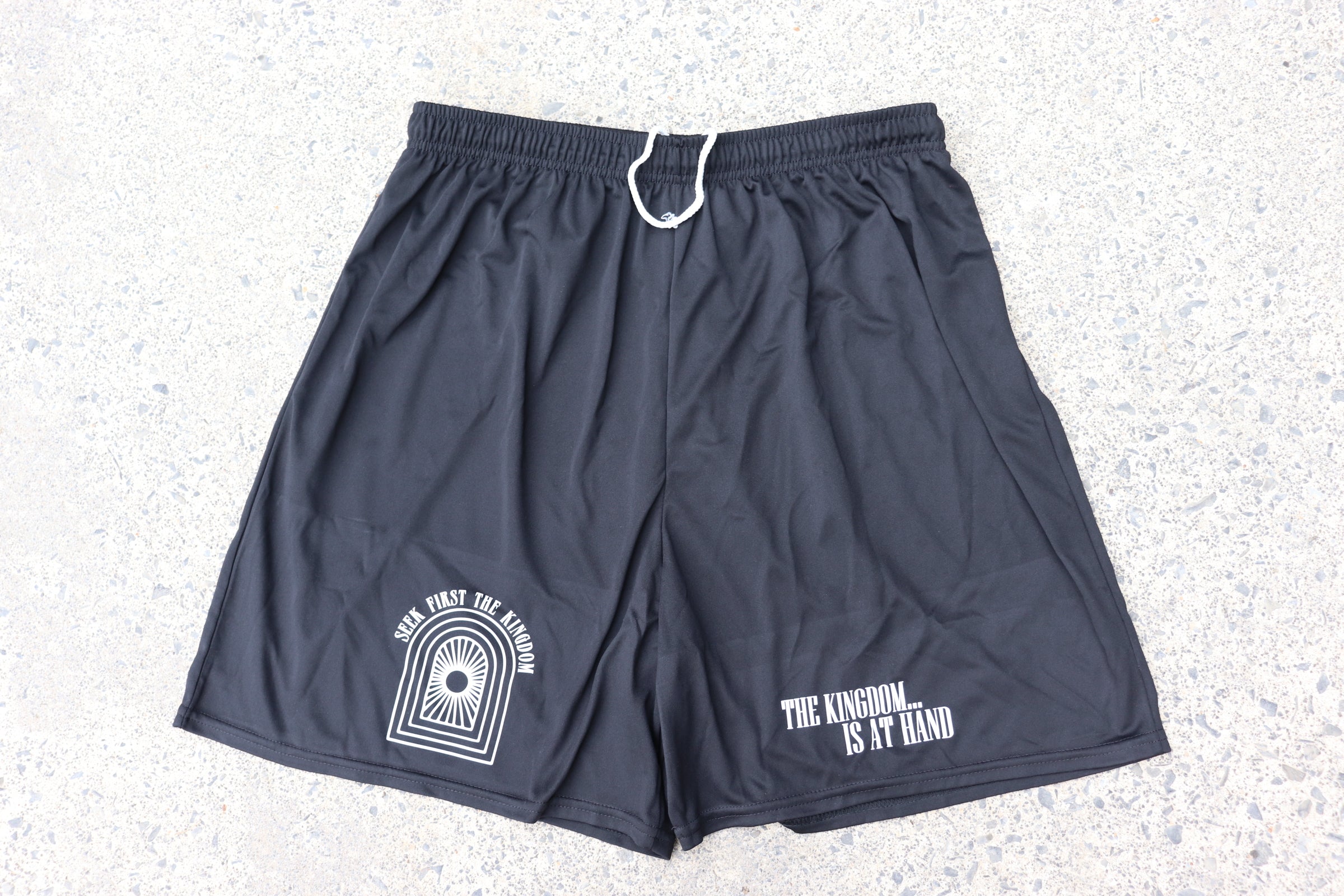 Seek First the Kingdom Shorts Black