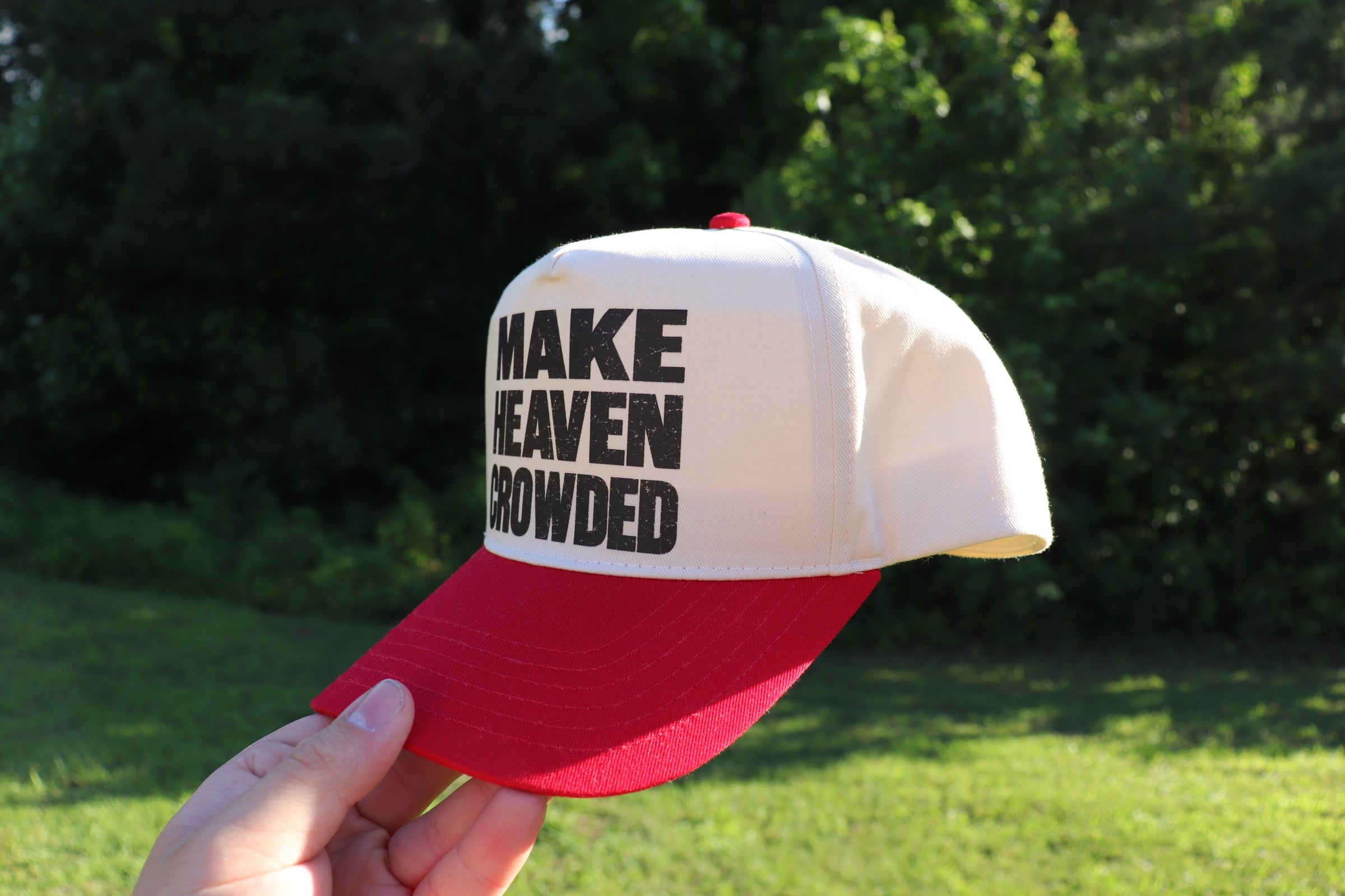 Make Heaven Crowded Two-Tone Hat