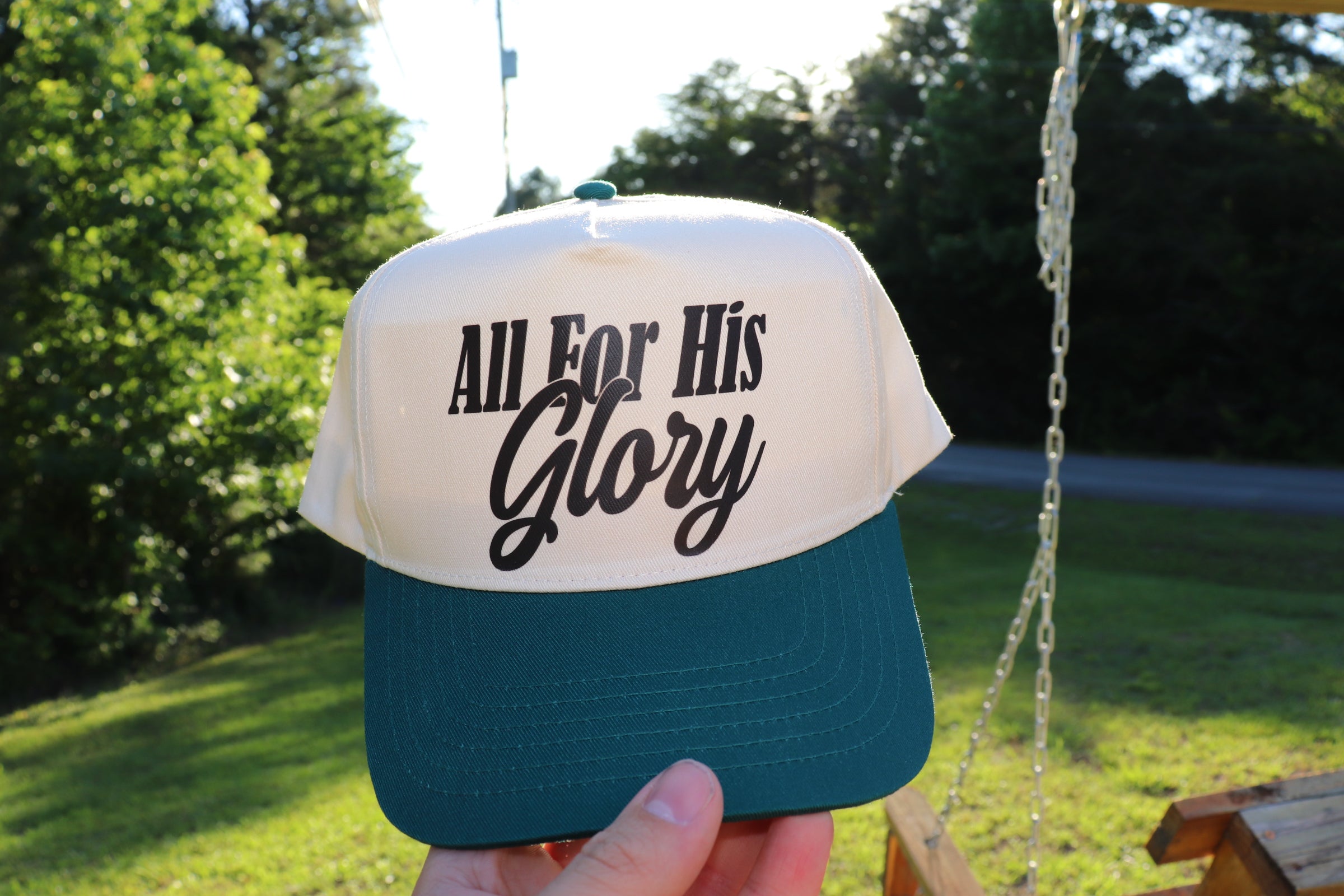 All For His Glory Two-Tone Hat