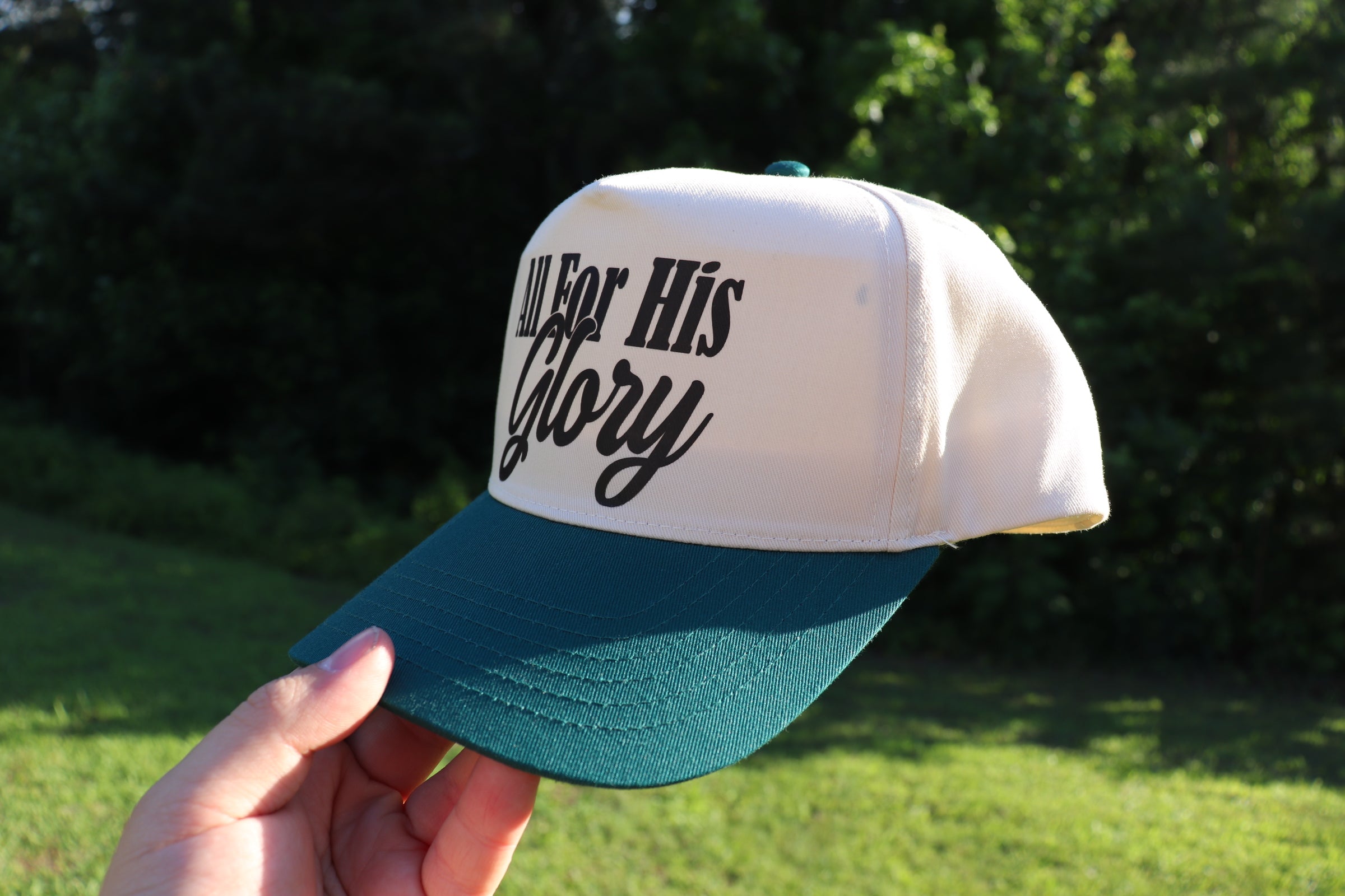All For His Glory Two-Tone Hat