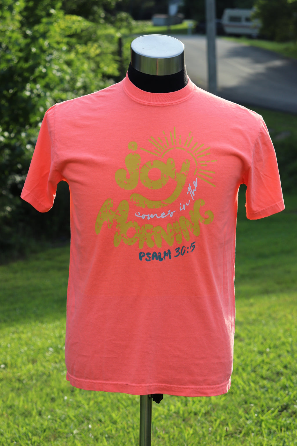 Joy Comes in the Morning Psalm 30:5 Tee