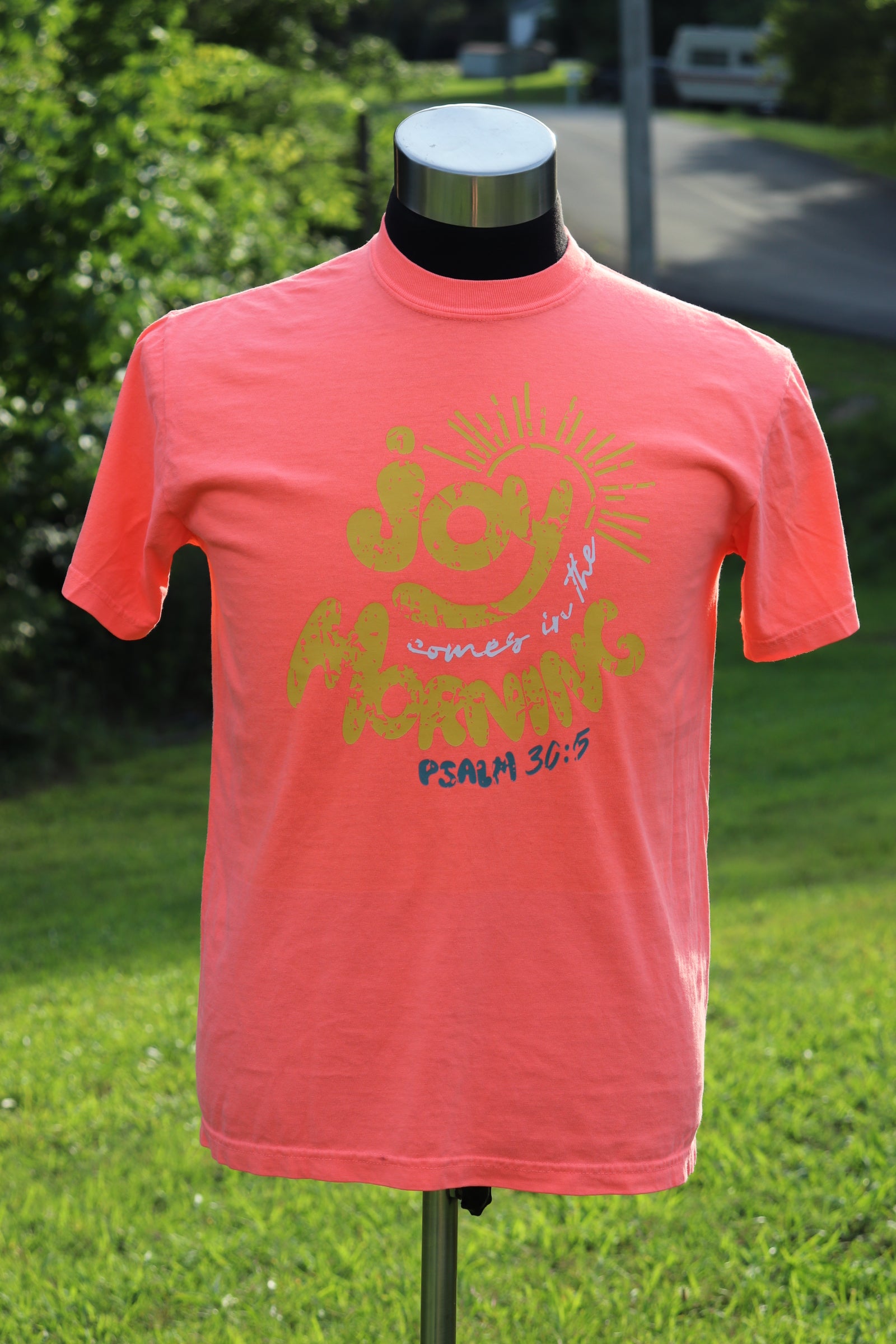 Joy Comes in the Morning Psalm 30:5 Tee