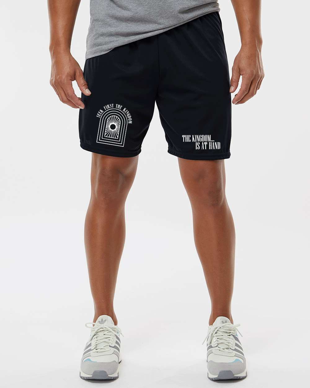 Seek First the Kingdom Shorts Black