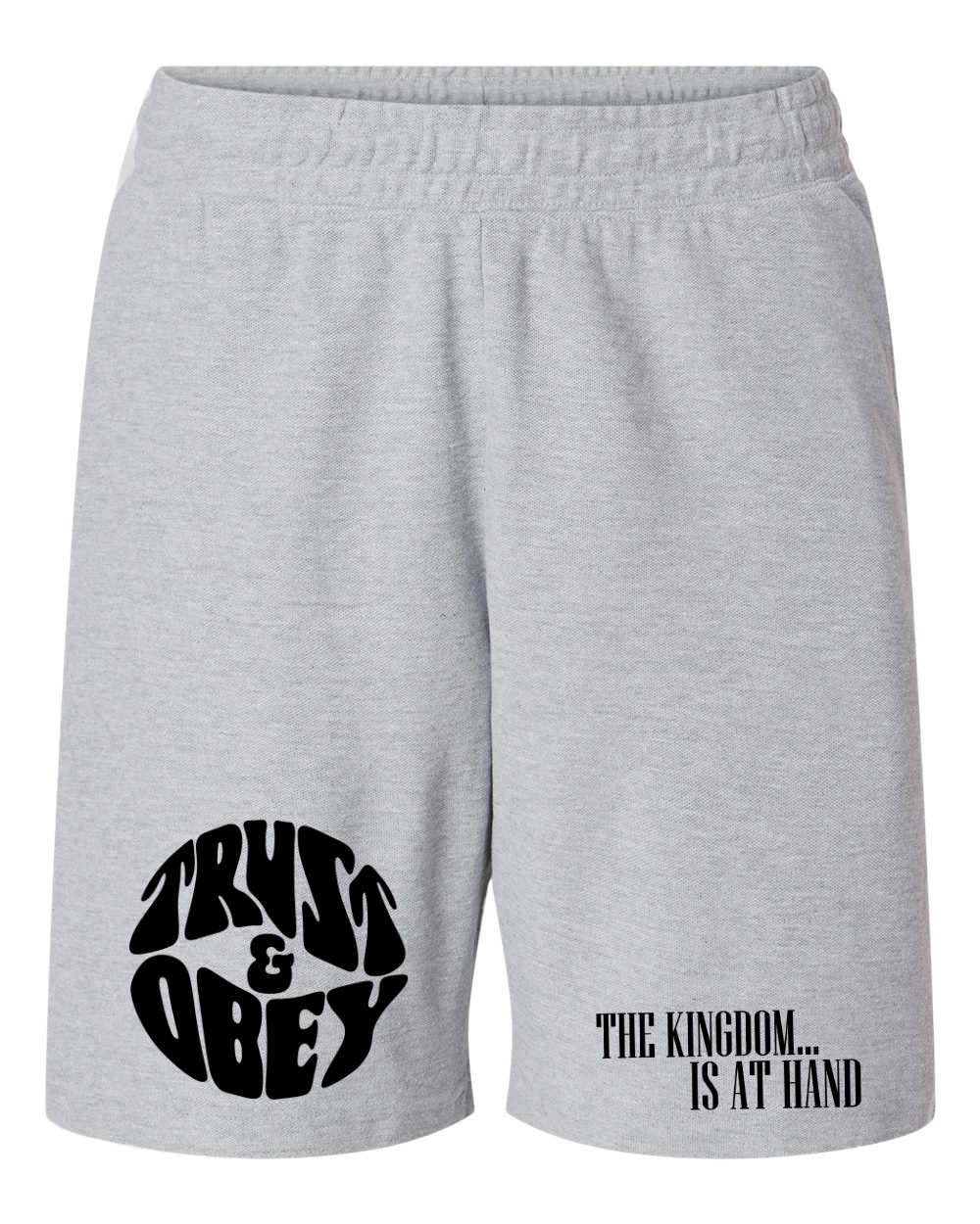 Trust and Obey Shorts Heather Grey