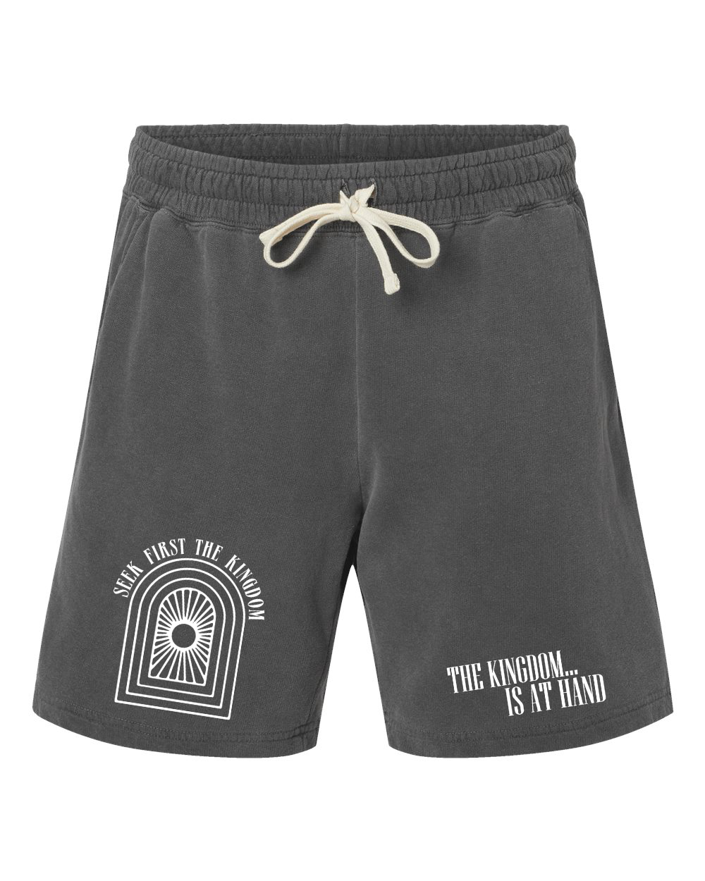 Seek First The Kingdom Shorts Pepper Grey